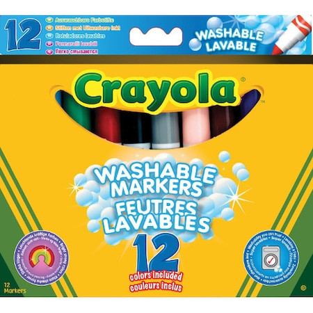 Set Crayola Carioci Lavabile 12 Culori