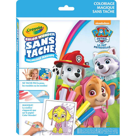 Set Crayola Carte de Colorat Patrula Catelusilor cu Carioci Color Wonder