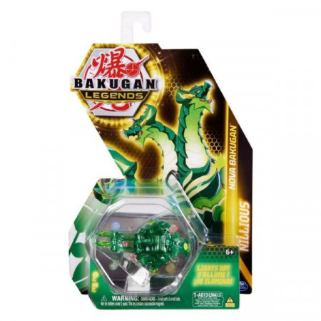 Figurina Bakugan Legends Nova Ball - Nillious, verde