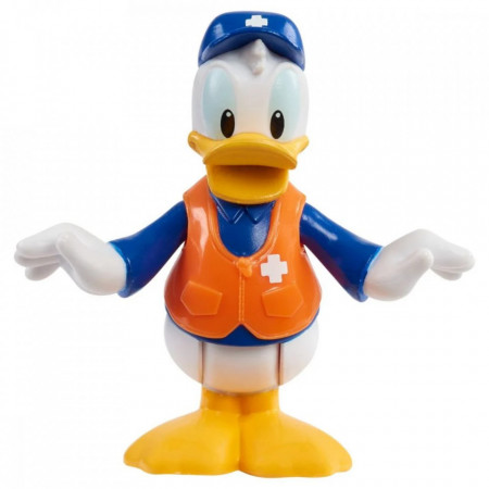Figurina Disney Junior Donald Duck Sanitar, 8cm
