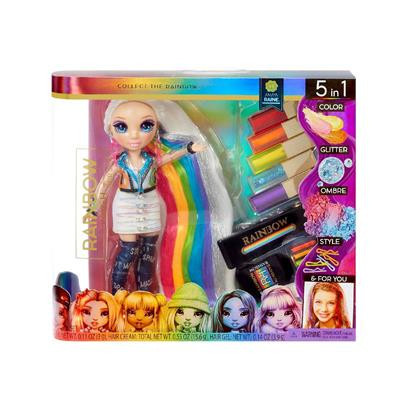 Papusa Rainbow High Amaya Raine cu accesorii pentru coafura