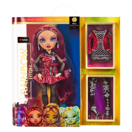 Papusa Rainbow High Fashion Doll, S4, Mila Berrymore, 28cm