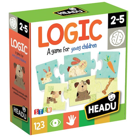 Puzzle Headu S.T.E.M. - Logic, 36 piese - Animalute,12 ipostaze