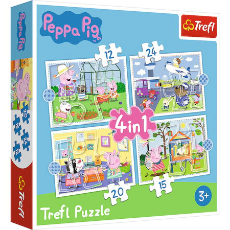 Puzzle Trefl 4in1 - Peppa Pig