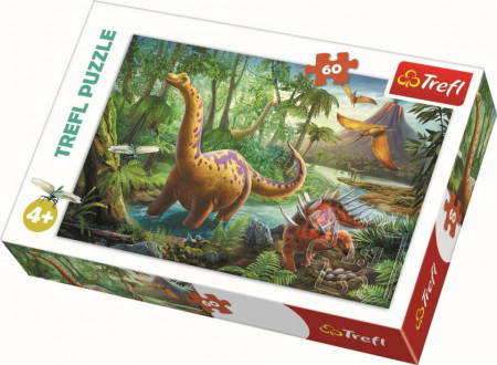 Puzzle Trefl 60piese - Migratia Dinozaurilor