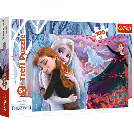 Puzzle Trefl, Disney Frozen II, Impreuna pentru totdeauna, 100 piese