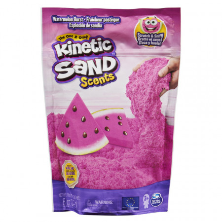 Rezerva Kinetic Sand Scents - Watermelon burst, nisip parfumat, 227g