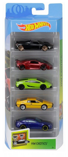 Set 5 masinute Hot Wheels, Exotics