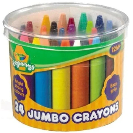 Set Creioane Cerate Jumbo,Crayola,24 buc,multicolor