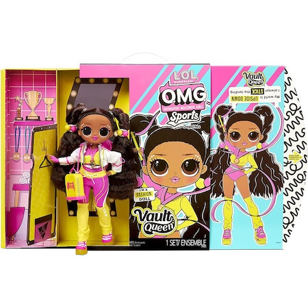 Set papusa L.O.L. Surprise! OMG Sports Gimnasta Vault Queen