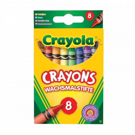 Creioane Cerate Crayola,8 culori