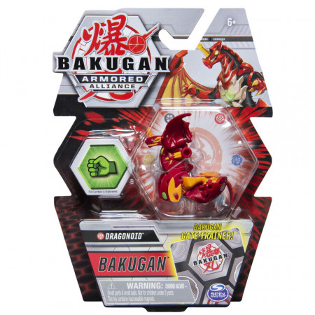 Figurina Bakugan Armored Alliance - Dragonoid, cu card Baku-Gear