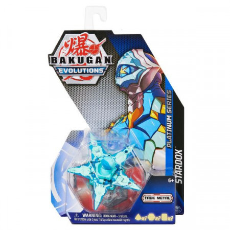 Figurina Metalica Bakugan Evolutions, Stardox, Albastru