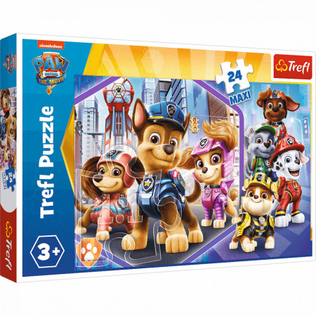 Puzzle Trefl 24 Maxi - Paw Patrol Eroi de Garda