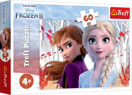 Puzzle Trefl 60piese- Frozen 2 Anna si Elsa
