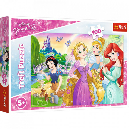 Puzzle Trefl Disney Princess, Visul de a fi printesa 100 piese