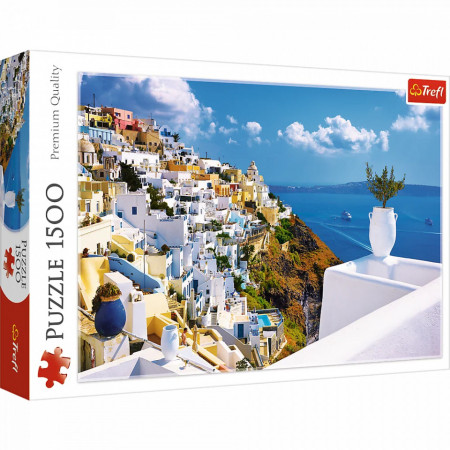 Puzzle Trefl Santorini Grecia 1500 piese
