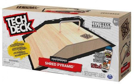 Set de Joaca Tech Deck, Rampa din lemn Shred Pyramid