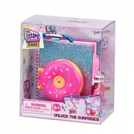 Set Mini Jurnal cu Accesorii Real Littles, S4 - Donut