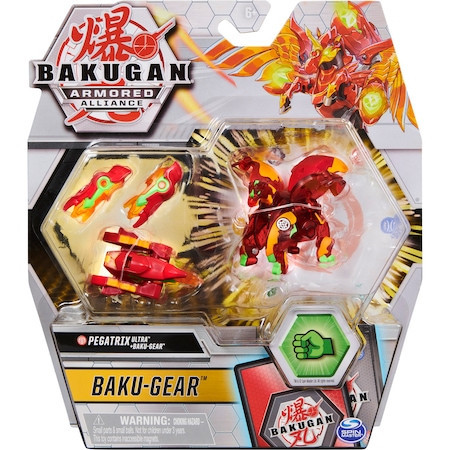Figurina Bakugan Armored Alliance - Ultra Pegatrix, Rosu