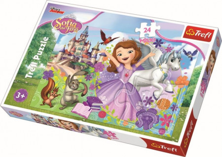 Puzzle Maxi Trefl, Disney Sofia, Lumea colorata a printesei, 24 piese