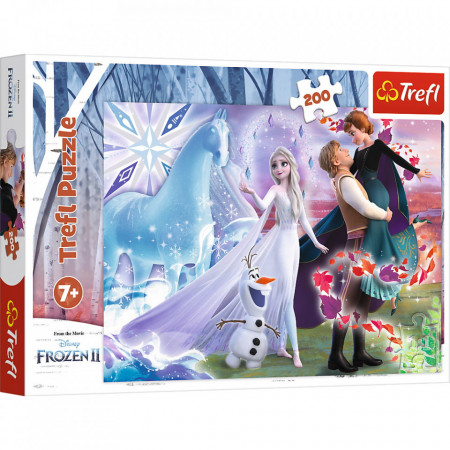 Puzzle Trefl 200piese Frozen 2 - Universul Magic