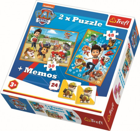 Puzzle Trefl 2in1 Memo - Paw Patrol