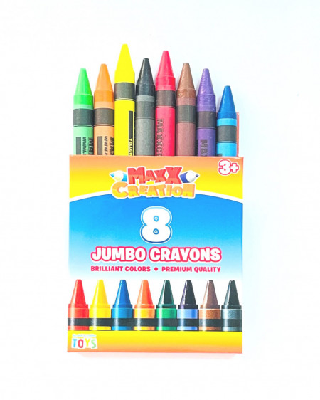 Set 8 creioane Cerate,Jumbo Crayons