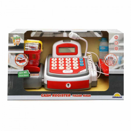 Set casa de marcat cu microfon, Shopn Drop