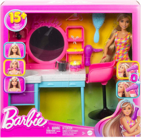Set de Joaca Barbie I Can Be, Sirena la Coafor cu Accesorii