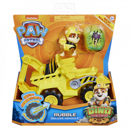 Set Figurina cu Vehicul,Paw Patrol,Rubble,Dino Rescue