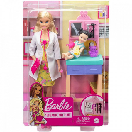 Set Papusa Barbie Medicul Pediatru