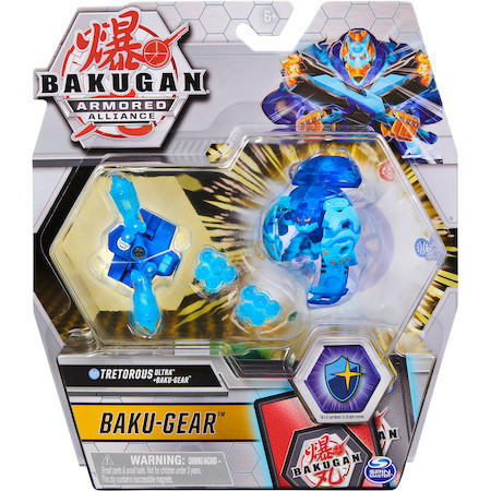 Figurina Bakugan Armored Alliance - Ultra Tretorous, Albastru