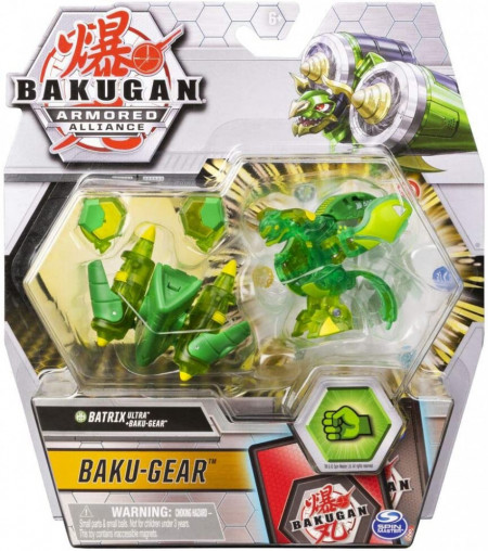 Figurina Bakugan S2 Bila Ultra Batrix Cu Echipament Baku-Gear