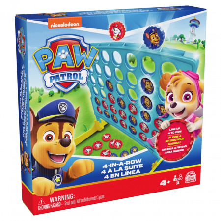 Joc de Societate Spin Master - 4 in Linie, Paw Patrol