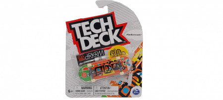Mini placa skateboard Tech Deck, Darkroom portocaliu