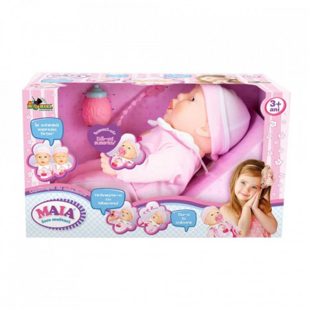 Papusa interactiva Maia face mofturi, multicolor