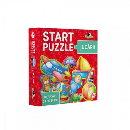 Puzzle 4 in 1, Jucarii, Noriel, 24 piese