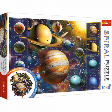 Puzzle Spiral Trefl 1040piese - Sistemul Solar