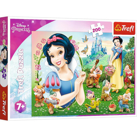 Puzzle Trefl 200 piese - Alba Ca Zapada