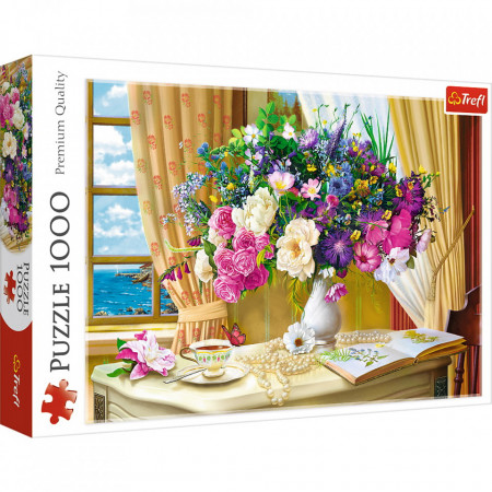 Puzzle Trefl - Flowers in the Morning, 1.000 piese