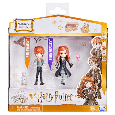 Set 2 figurine Harry Potter - Ron si Ginny Weasley