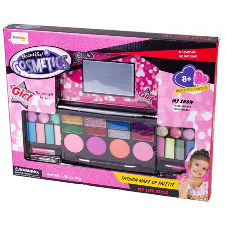 Set cosmetice make-up pentru fetite, MalPlay