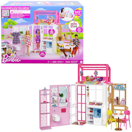 Set de joaca Barbie - Casa complet mobilata