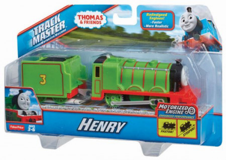 Trenulet Henry Locomotiva Motorizata cu Vagon Thomas&Friends Track Master
