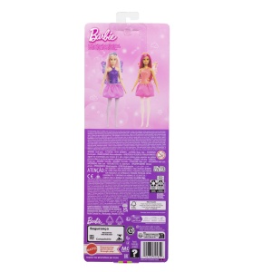 BARBIE PAPUSA BARBIE ZANA CU PAR ROZ SI TINUTA IN 2 CULORI - Img 7
