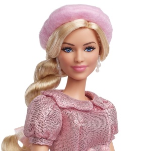 BARBIE THE MOVIE PAPUSA BARBIE CU ROCHIE ROZ - Img 4