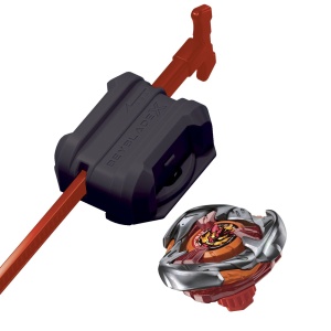BEYBLADE X LET IT RIP SET LANSATOR SI ROATA HAMMER INCENDIO 3-70H - Img 9