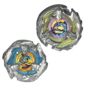 BEYBLADE X PACHET DUO BITE CROC 3-60LF SI STING UNICORN 4-60P - Img 2
