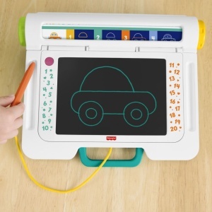 Birou de Invatare interactiv, Fisher Price, multicolor, 30.5x31.5x8cm - Img 9